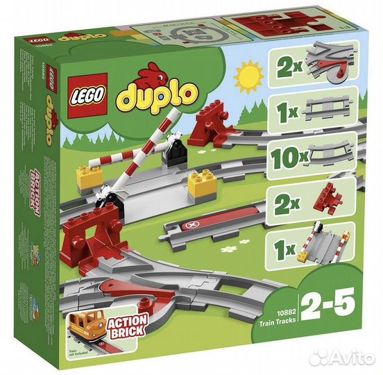Lego duplo поезд(мост+переезд)