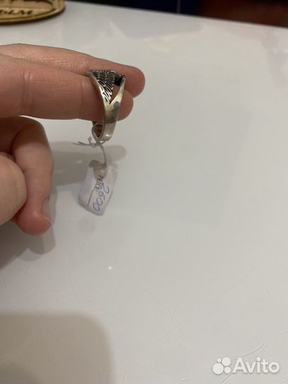 Серебряное кольцо, 19.5-20 размер
