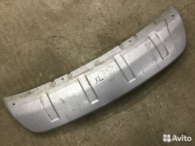 Накладка переднего бампера Митсубиси Аутландер хл