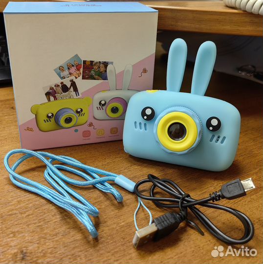 Фотоаппарат новый детский Зайка