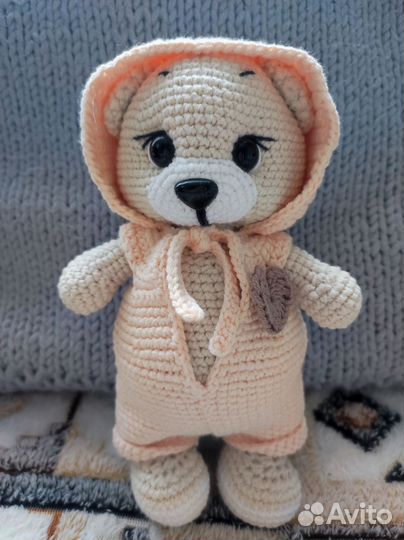 Вязаные игрушки мишки