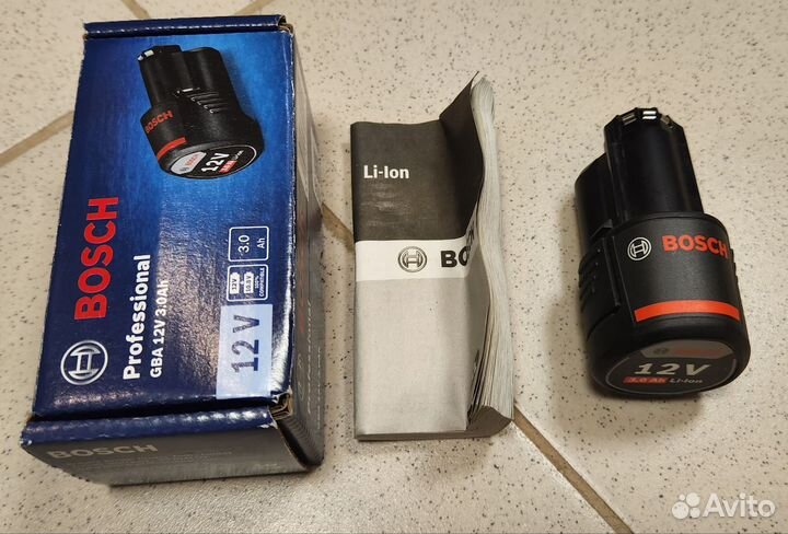 Аккумулятор Bosch 12В 3Ач