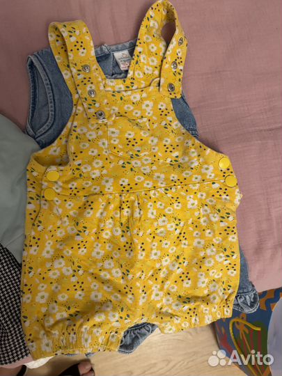 Детская одежда для девочек 74 80 пакетом