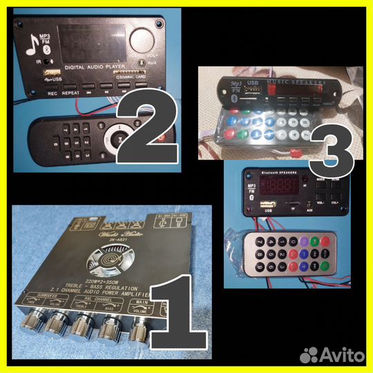 Усилитель Блютуз ZK-AS21 и модули блютуз колонки