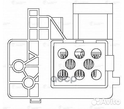 Резистор э/вент. охл. для а/м LADA Vesta (15)