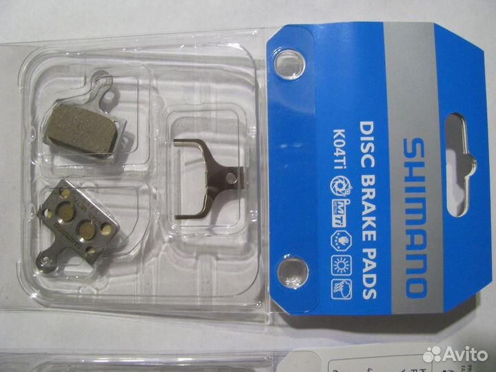 Тормозные колодки Shimano K04Ti. Оригинал