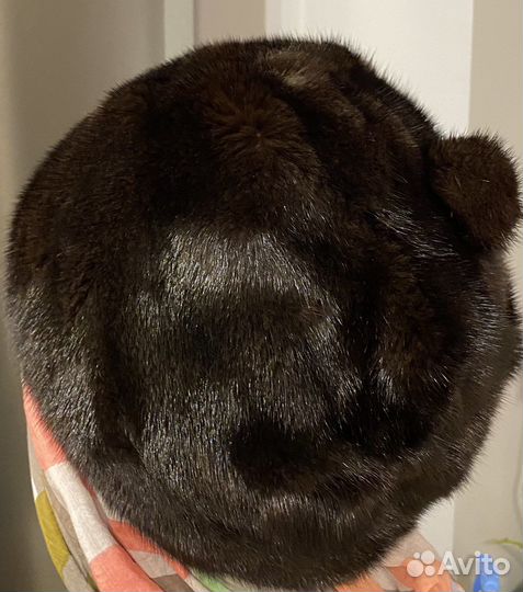 Шапка норковая женская