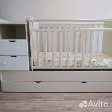 Кроватка-трансформер для новорожденных