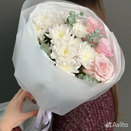 Нежные моменты Букет с розами