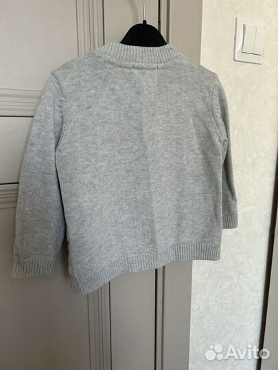 Вязаный бомбер Zara 98 унисекс