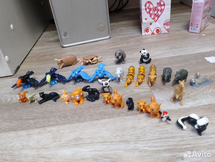 Коллекционные игрушки Киндер сюрприз животные