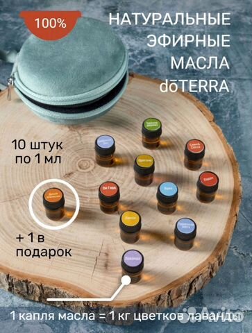 Doterra Мини-набор эфирных масел в стильном кейсе