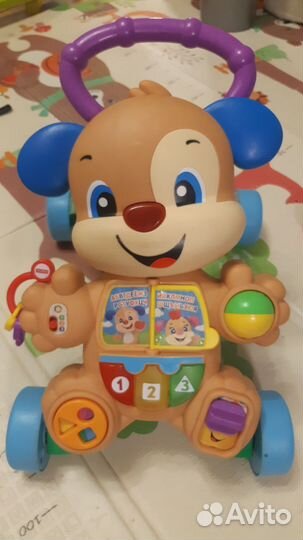 Ходунки каталка fisher price собака