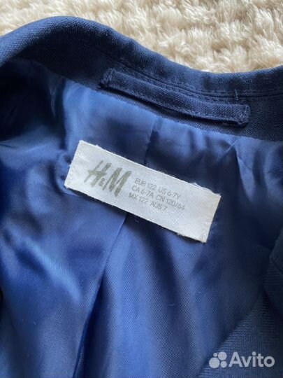 Костюм школьный 122 синий