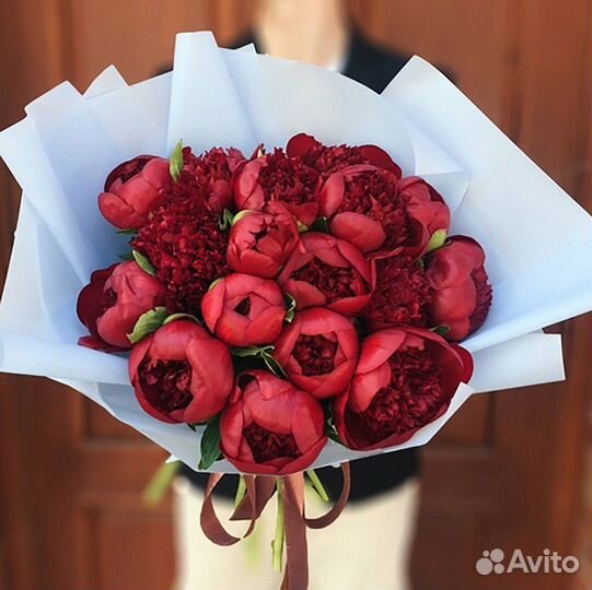 Букет из пионов цветы