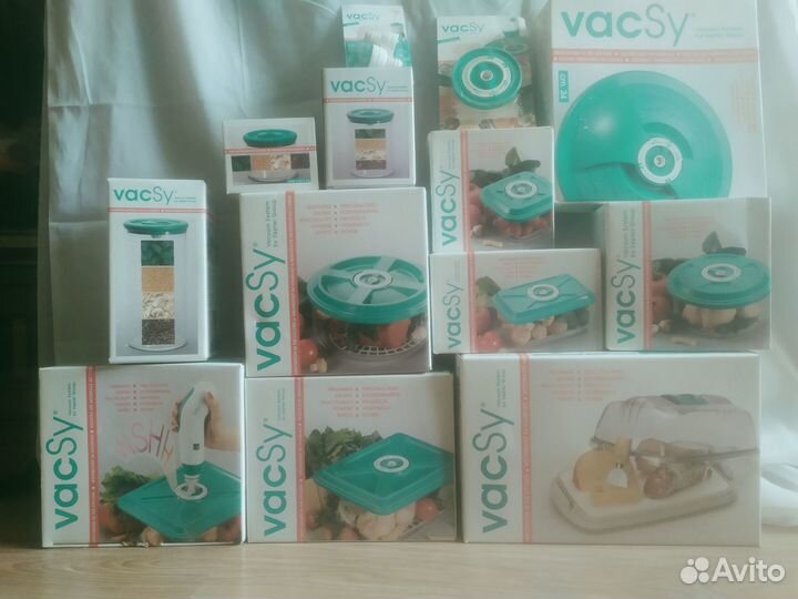 Большой вакуумный набор посуды VacSy by Zepter