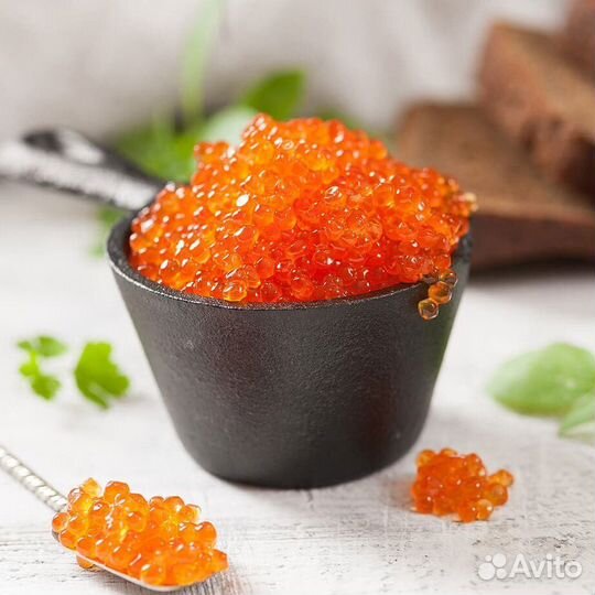 Красная икра форели свежая