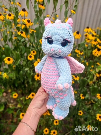 Вязанные игрушки Дракоша