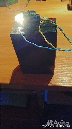 Аккумулятор 6 вольт, 4,5ампер,б/у,рабочий.Вышлю п