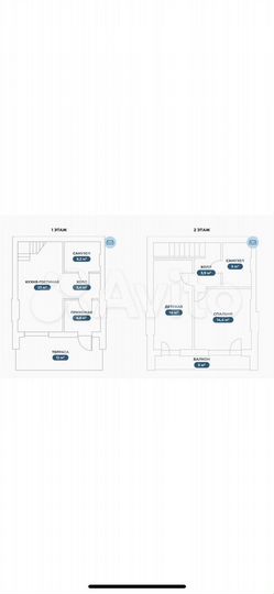 Таунхаус 83 м² на участке 1,5 сот.