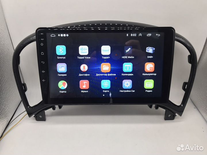 Магнитола Nissan Juke 10-18 Android 1+16