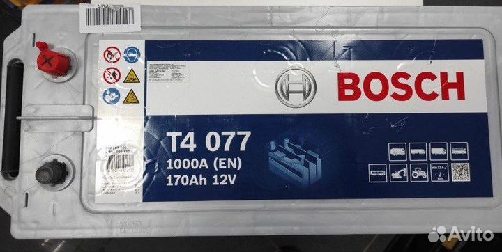 Грузовой аккумулятор Bosch T4 Blue 170Ah 1000A