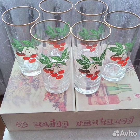 Стаканы СССР высокие