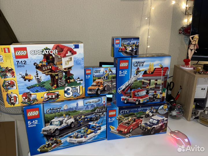 Lego City коробки