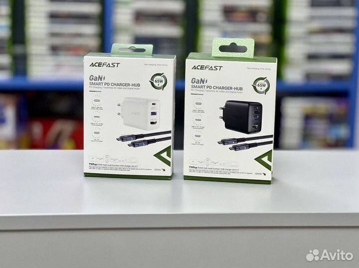 Зарядное устройство AceFast 65W hdmi TV Docking