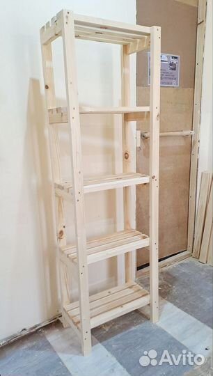 Стеллаж деревянный