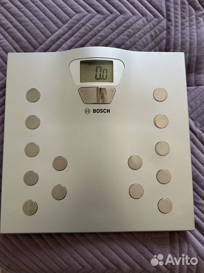 Весы напольные электронные bosh