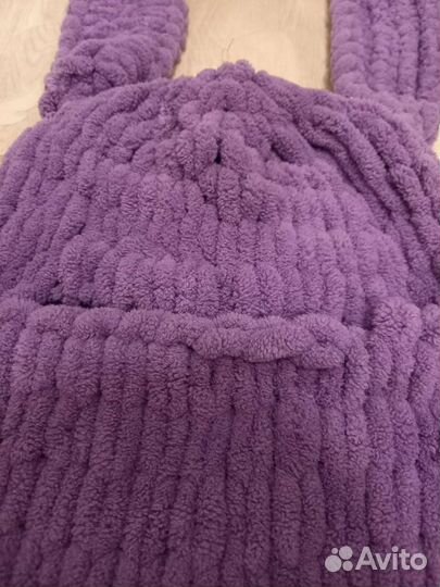 Балаклава вязаная с ушками