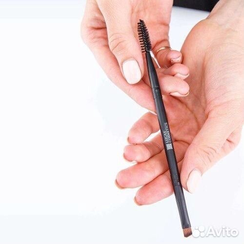 Кисти для бровей двойные с щеточкой