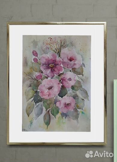 Картины акварелью, А4, авторские работы