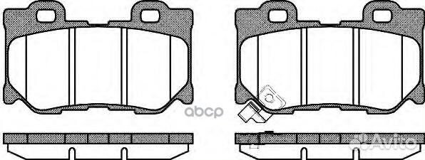 1365 01 D4060JL00A колодки дисковые з Infini
