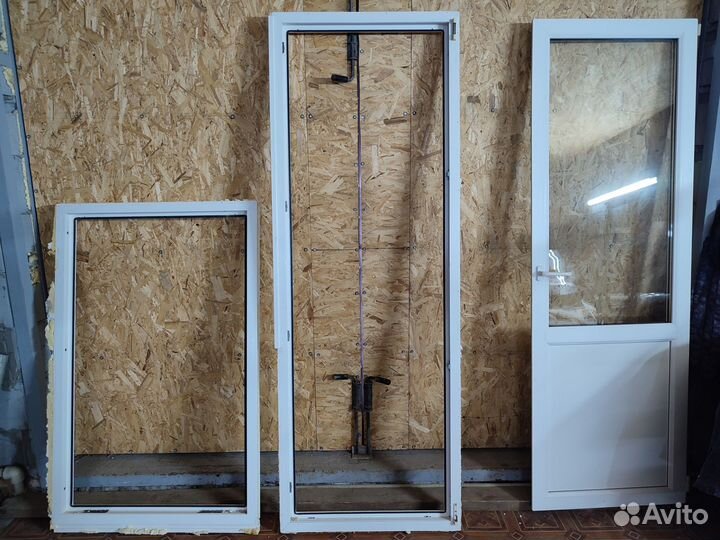 Балконная дверь с окном бу