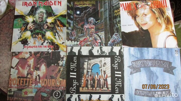 Виниловые пластинки рок