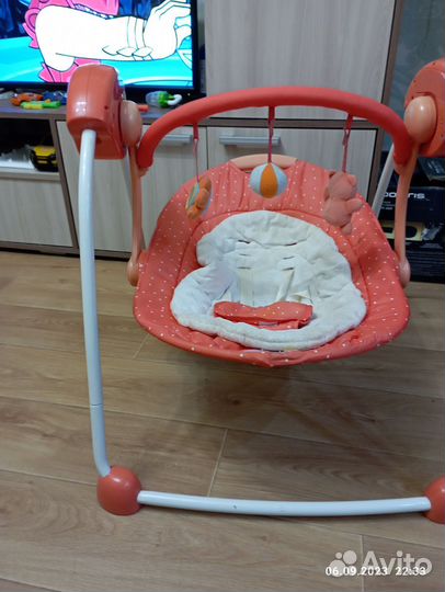Детская электронная качель
