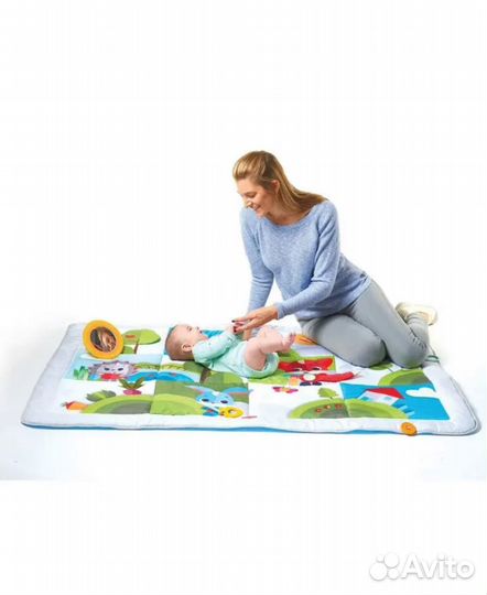 Развивающий коврик tiny love солнечная полянка 0+