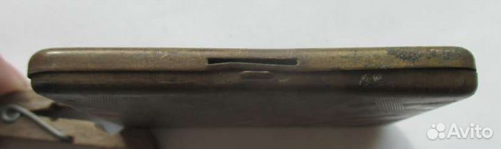 Портсигар латунный ссср, рсфср,коробочка