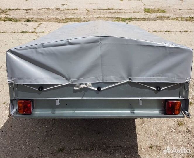 Прицеп Фермер с тентом борт оцинкованный 2х1,3 м