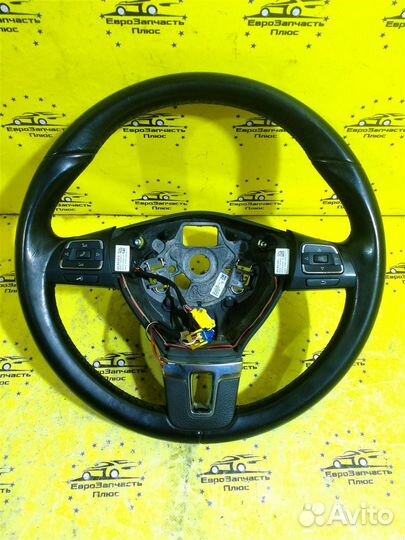 Руль кожаный Volkswagen Passat B7