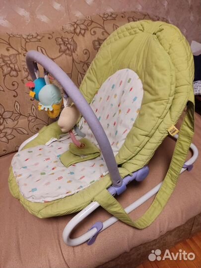 Шезлонг happy baby для новорождённых