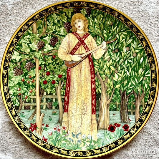 Royal Worcester William Morris редкая тарелка