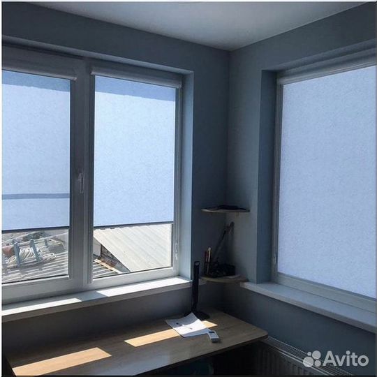 Шторы рулонные на заказ новые