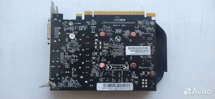 Видеокарта palit Geforce GTX 1050Ti, 4Gb