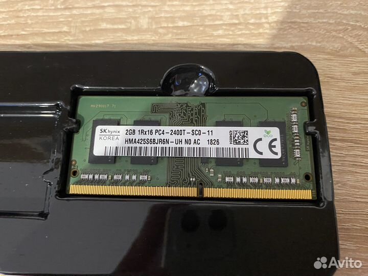 Оперативная память для ноутбука ddr4 2gb