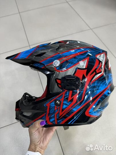 Шлем кроссовый бу FLY racing F2 acetylene