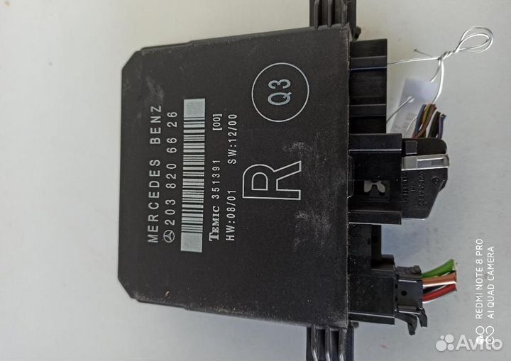 Блок управления двери Mercedes-Benz C-Class