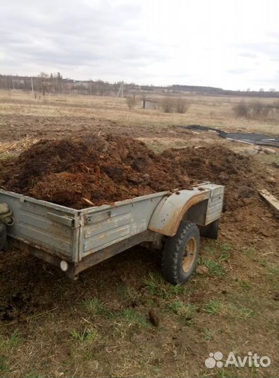 Перегной навоз опилки солома